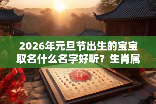 2026年元旦节出生的宝宝取名什么名字好听？生肖属是什么？