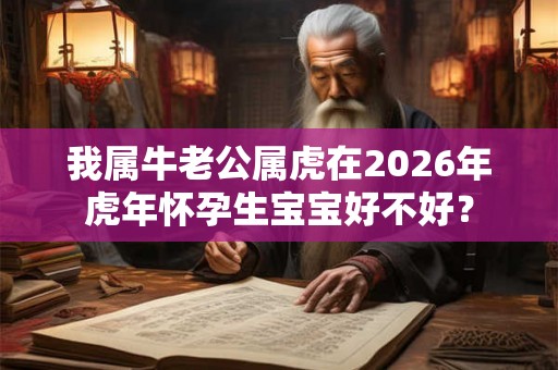 我属牛老公属虎在2026年虎年怀孕生宝宝好不好？