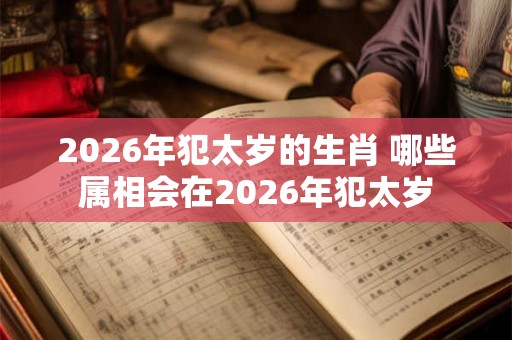 2026年犯太岁的生肖 哪些属相会在2026年犯太岁 2026年犯太岁的生肖 哪些属相会在2026年犯太岁