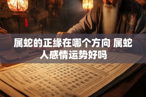 属蛇的正缘在哪个方向 属蛇人感情运势好吗