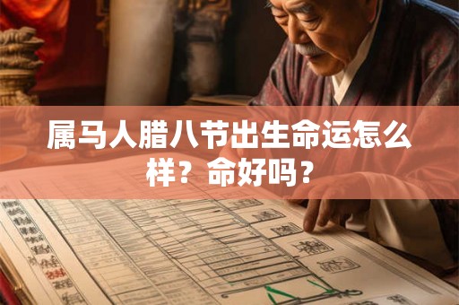属马人腊八节出生命运怎么样?命好吗? 属马人腊八节出生命运怎么样?命好吗?
