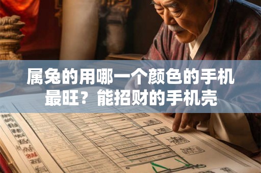 属兔的用哪一个颜色的手机最旺？能招财的手机壳