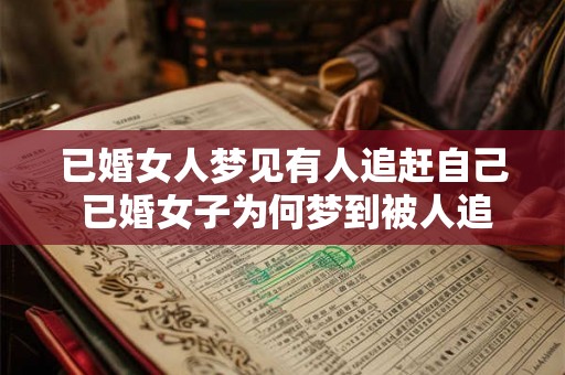已婚女人梦见有人追赶自己 已婚女子为何梦到被人追赶 已婚女人梦见有人追赶自己 已婚女子为何梦到被人追赶