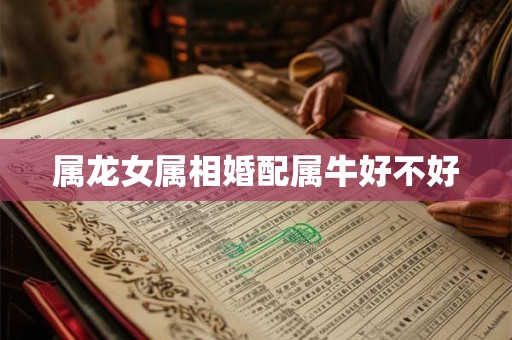 属龙女属相婚配属牛好不好 属龙女属相婚配属牛好不好