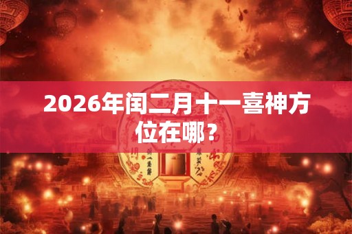 2026年闰二月十一喜神方位在哪？