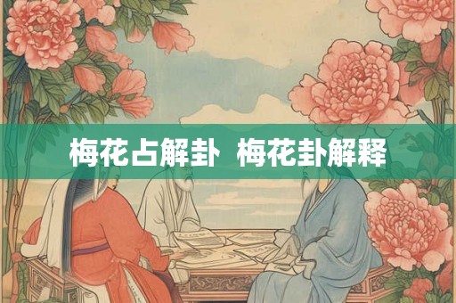 梅花占解卦 梅花卦解释 梅花占解卦 梅花卦解释
