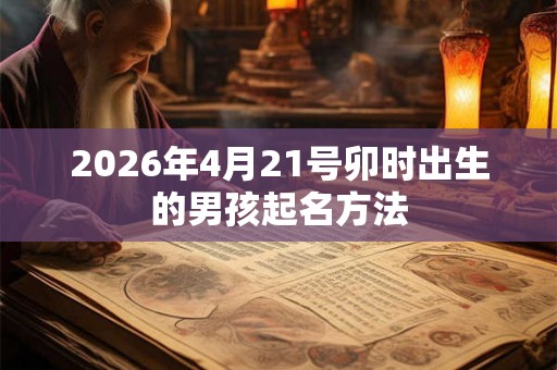 2026年4月21号卯时出生的男孩起名方法