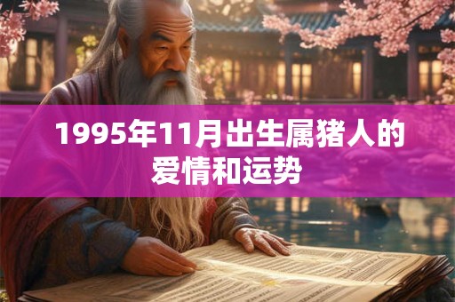 1995年11月出生属猪人的爱情和运势 1995年11月出生属猪人的爱情和运势