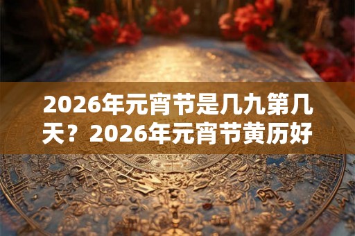 2026年元宵节是几九第几天?2026年元宵节黄历好吗? 2026年元宵节是几九第几天?2026年元宵节黄历好吗?