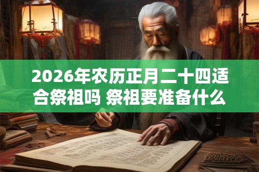 2026年农历正月二十四适合祭祖吗 祭祖要准备什么贡品