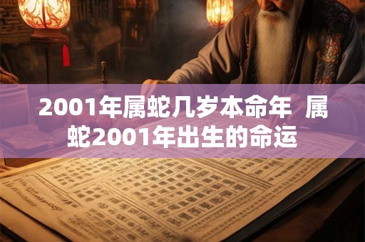 2001年属蛇几岁本命年  属蛇2001年出生的命运