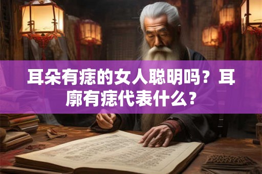 耳朵有痣的女人聪明吗?耳廓有痣代表什么? 耳朵有痣的女人聪明吗?耳廓有痣代表什么?