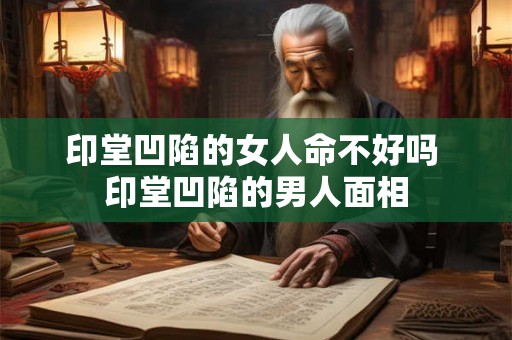 印堂凹陷的女人命不好吗 印堂凹陷的男人面相 印堂凹陷的女人命不好吗 印堂凹陷的男人面相