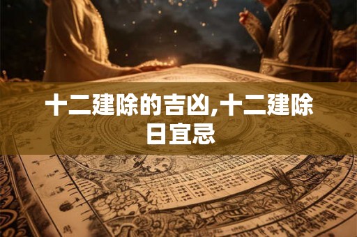 十二建除的吉凶,十二建除日宜忌