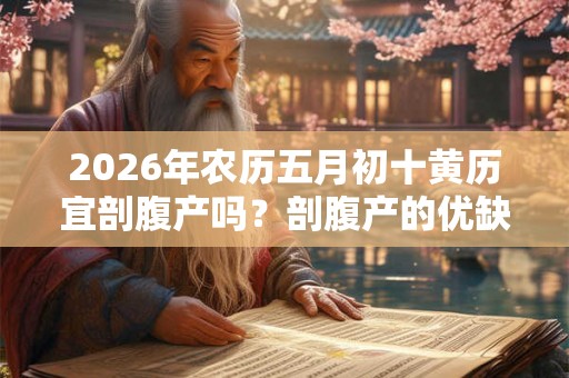 2026年农历五月初十黄历宜剖腹产吗？剖腹产的优缺点是什么？