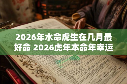 2026年水命虎生在几月最好命 2026虎年本命年幸运色有哪些