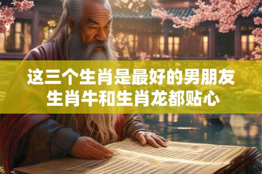 这三个生肖是最好的男朋友 生肖牛和生肖龙都贴心