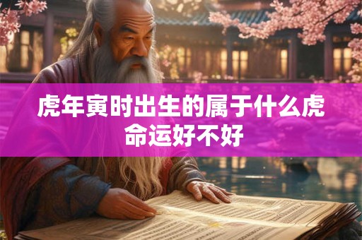 虎年寅时出生的属于什么虎 命运好不好