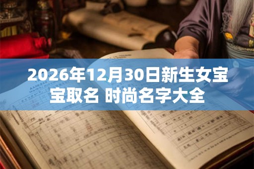 2026年12月30日新生女宝宝取名 时尚名字大全