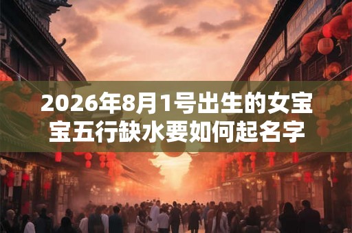 2026年8月1号出生的女宝宝五行缺水要如何起名字