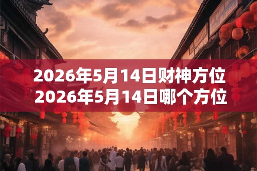 2026年5月14日财神方位 2026年5月14日哪个方位为财神位
