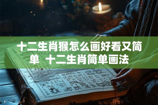 十二生肖猴怎么画好看又简单 十二生肖简单画法 十二生肖猴怎么画好看又简单 十二生肖简单画法