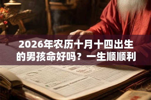 2026年农历十月十四出生的男孩命好吗?一生顺顺利利吗? 2026年农历十月十四出生的男孩命好吗?一生顺顺利利吗?
