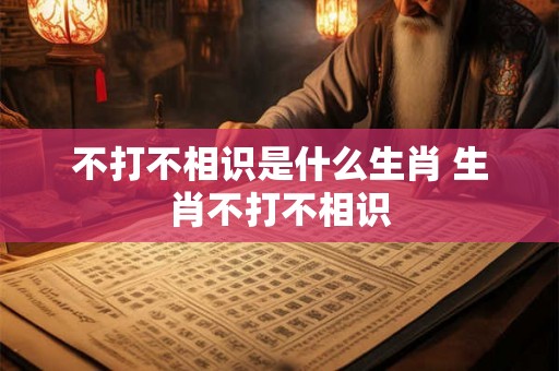 不打不相识是什么生肖 生肖不打不相识