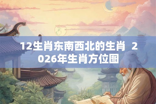12生肖东南西北的生肖  2026年生肖方位图