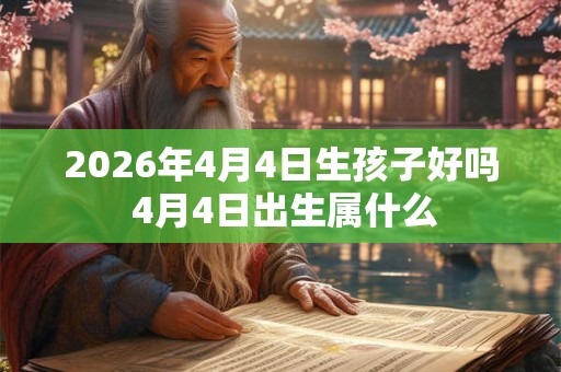 2026年4月4日生孩子好吗 4月4日出生属什么 2026年4月4日生孩子好吗 4月4日出生属什么