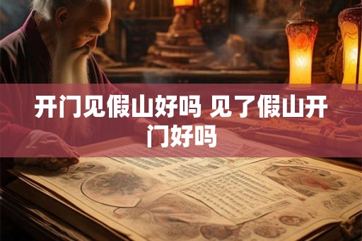 开门见假山好吗 见了假山开门好吗 开门见假山好吗 见了假山开门好吗