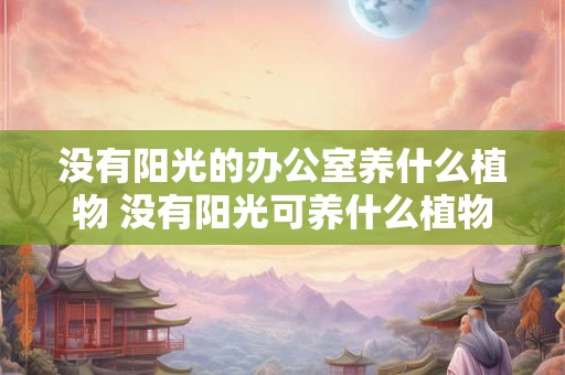 没有阳光的办公室养什么植物 没有阳光可养什么植物 没有阳光的办公室养什么植物 没有阳光可养什么植物