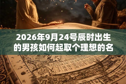 2026年9月24号辰时出生的男孩如何起取个理想的名字和五行属性