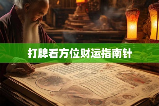 打牌看方位财运指南针