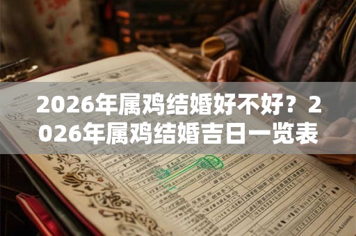 2026年属鸡结婚好不好？2026年属鸡结婚吉日一览表