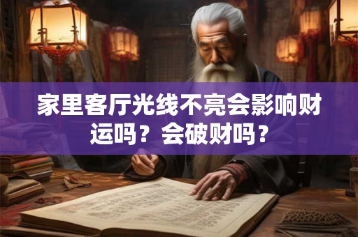 家里客厅光线不亮会影响财运吗？会破财吗？