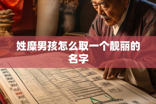姓糜男孩怎么取一个靓丽的名字 姓糜男孩怎么取一个靓丽的名字
