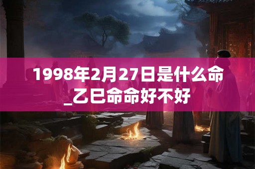 1998年2月27日是什么命_乙巳命命好不好