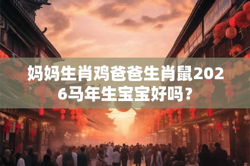 妈妈生肖鸡爸爸生肖鼠2026马年生宝宝好吗? 妈妈生肖鸡爸爸生肖鼠2026马年生宝宝好吗?