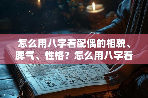 怎么用八字看配偶的相貌、脾气、性格?怎么用八字看命运? 怎么用八字看配偶的相貌、脾气、性格?怎么用八字看命运?