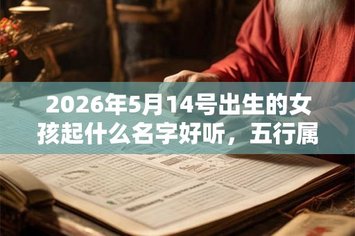 2026年5月14号出生的女孩起什么名字好听，五行属什么
