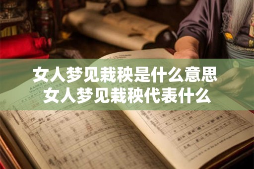 女人梦见栽秧是什么意思 女人梦见栽秧代表什么