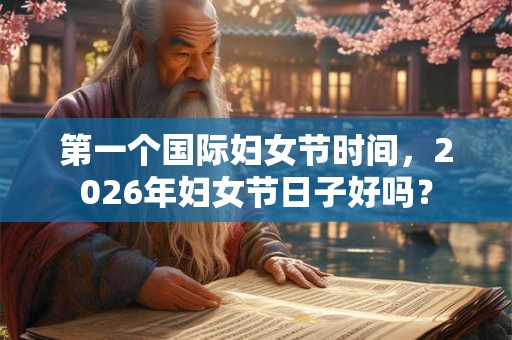 第一个国际妇女节时间,2026年妇女节日子好吗? 第一个国际妇女节时间,2026年妇女节日子好吗?