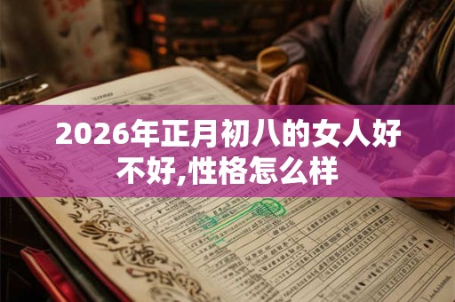 2026年正月初八的女人好不好,性格怎么样
