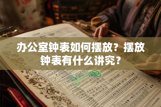 办公室钟表如何摆放？摆放钟表有什么讲究？