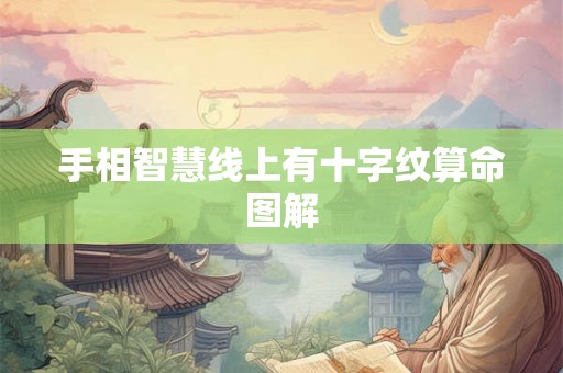 手相智慧线上有十字纹算命图解