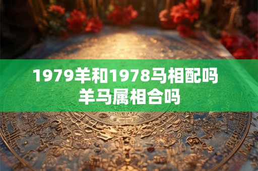 1979羊和1978马相配吗  羊马属相合吗
