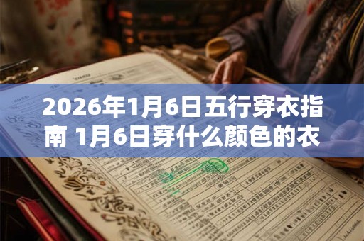 2026年1月6日五行穿衣指南 1月6日穿什么颜色的衣服