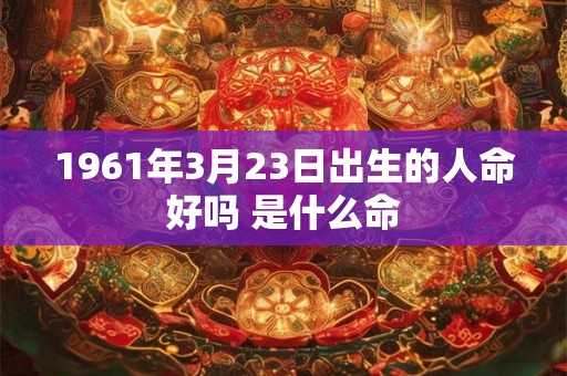 1961年3月23日出生的人命好吗 是什么命
