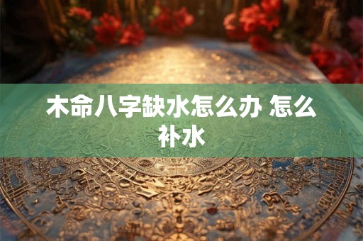 木命八字缺水怎么办 怎么补水